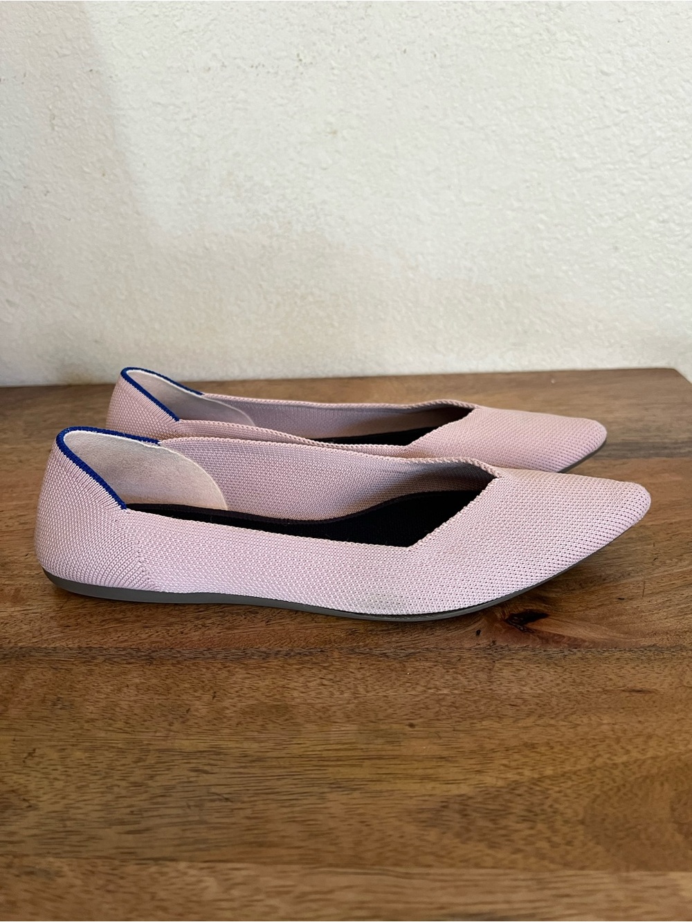 Rothys Shoes Womens 8 Petal Pink The Point Pointed Toe Ballet Flats Size 9.5